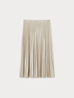 Marina Rinaldi Jupe en jersey lamé SABLE New