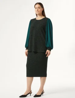 Marina Rinaldi Jupe en jersey stretch VERTFONCE' New