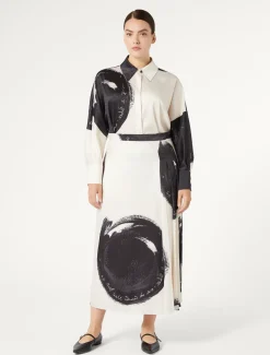 Marina Rinaldi Jupe en sergé IVOIRE Fashion