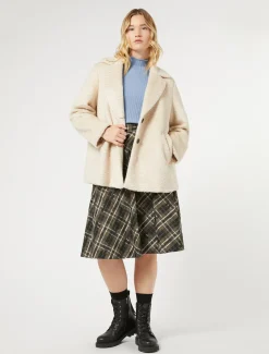 Marina Rinaldi Jupe en taffetas jacquard KAKI Online