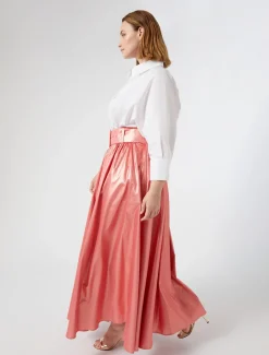Marina Rinaldi Jupe en taffetas lurex ROSEORPERLE' Fashion