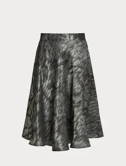 Marina Rinaldi Jupe en tissu jacquard NOIR Hot
