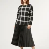 Marina Rinaldi Jupe en tissu plissé NOIR Fashion