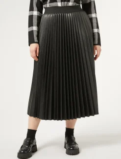 Marina Rinaldi Jupe en tissu plissé NOIR Fashion