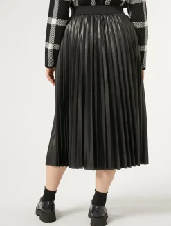 Marina Rinaldi Jupe en tissu plissé NOIR Fashion