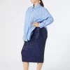 Marina Rinaldi Jupe en tulle brodé BLEUMARINE New