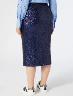 Marina Rinaldi Jupe en tulle brodé BLEUMARINE New