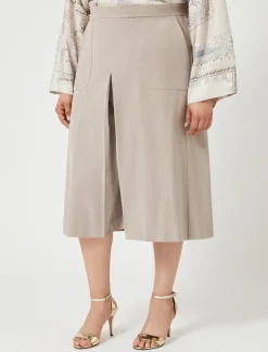 Marina Rinaldi Jupe-culotte en velours BEIGE Discount