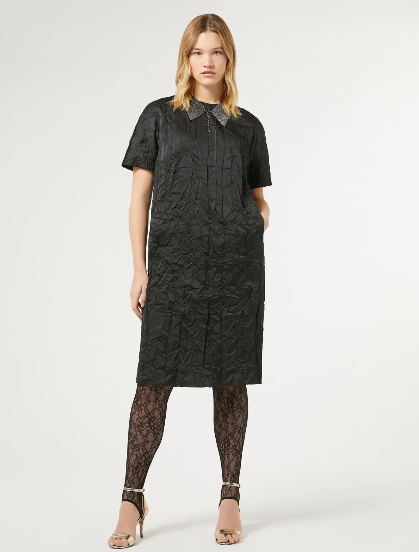 Marina Rinaldi Legging en dentelle stretch NOIR Fashion