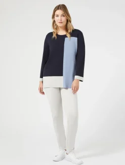 Marina Rinaldi Leggings en jersey technique GRISCLAIR New