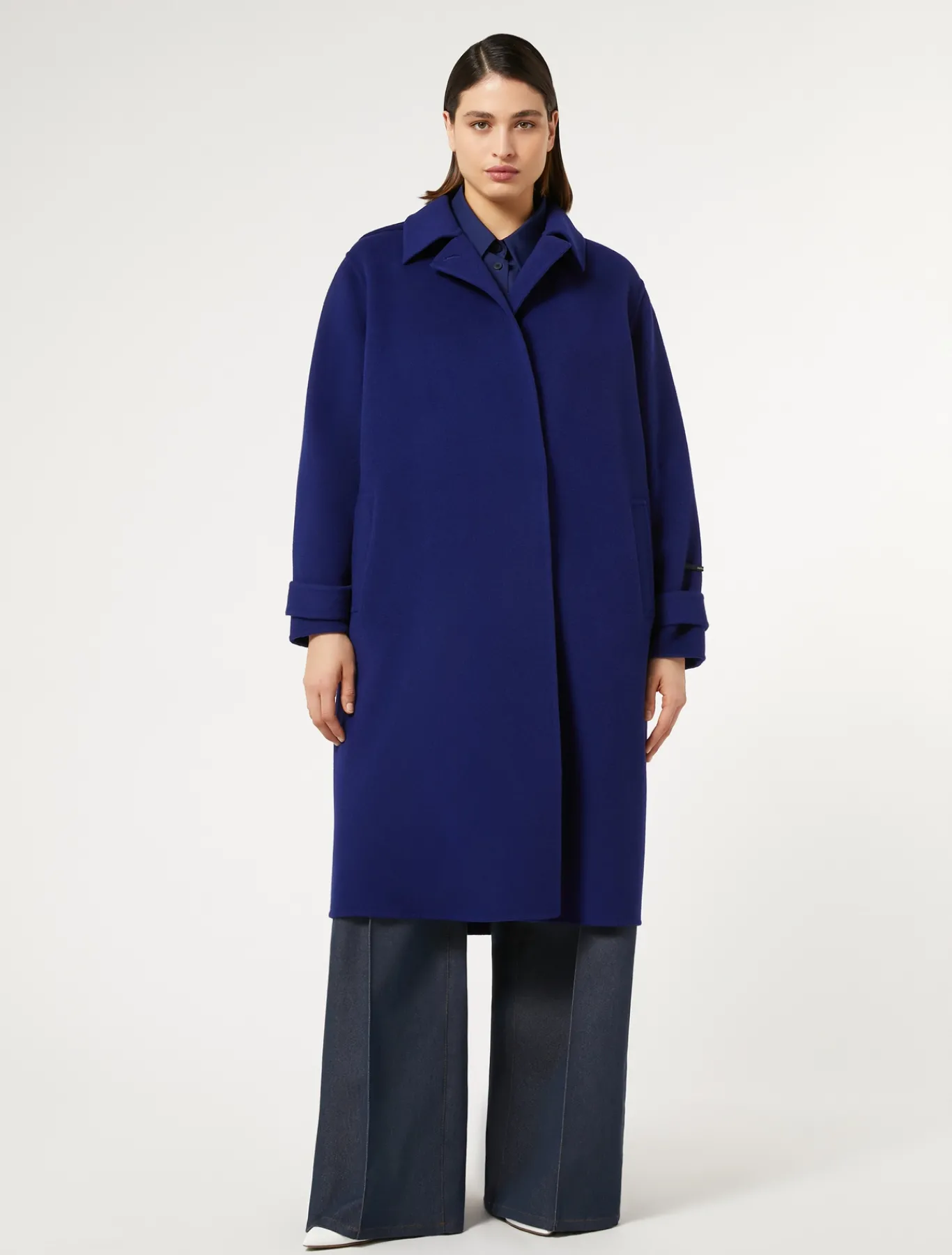 Marina Rinaldi Manteau double de laine BLEUDECHINE Hot