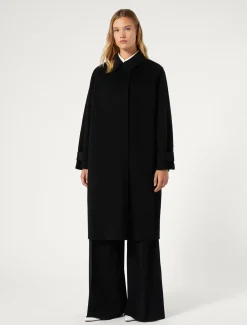 Marina Rinaldi Manteau double de laine NOIR Hot