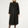 Marina Rinaldi Manteau double de laine NOIR Fashion