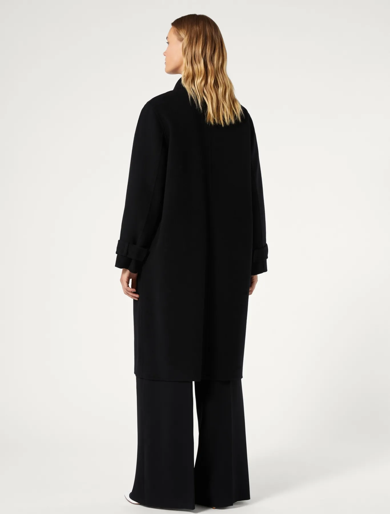 Marina Rinaldi Manteau double de laine NOIR Hot