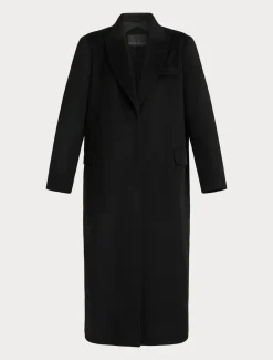 Marina Rinaldi Manteau double de laine NOIR Fashion
