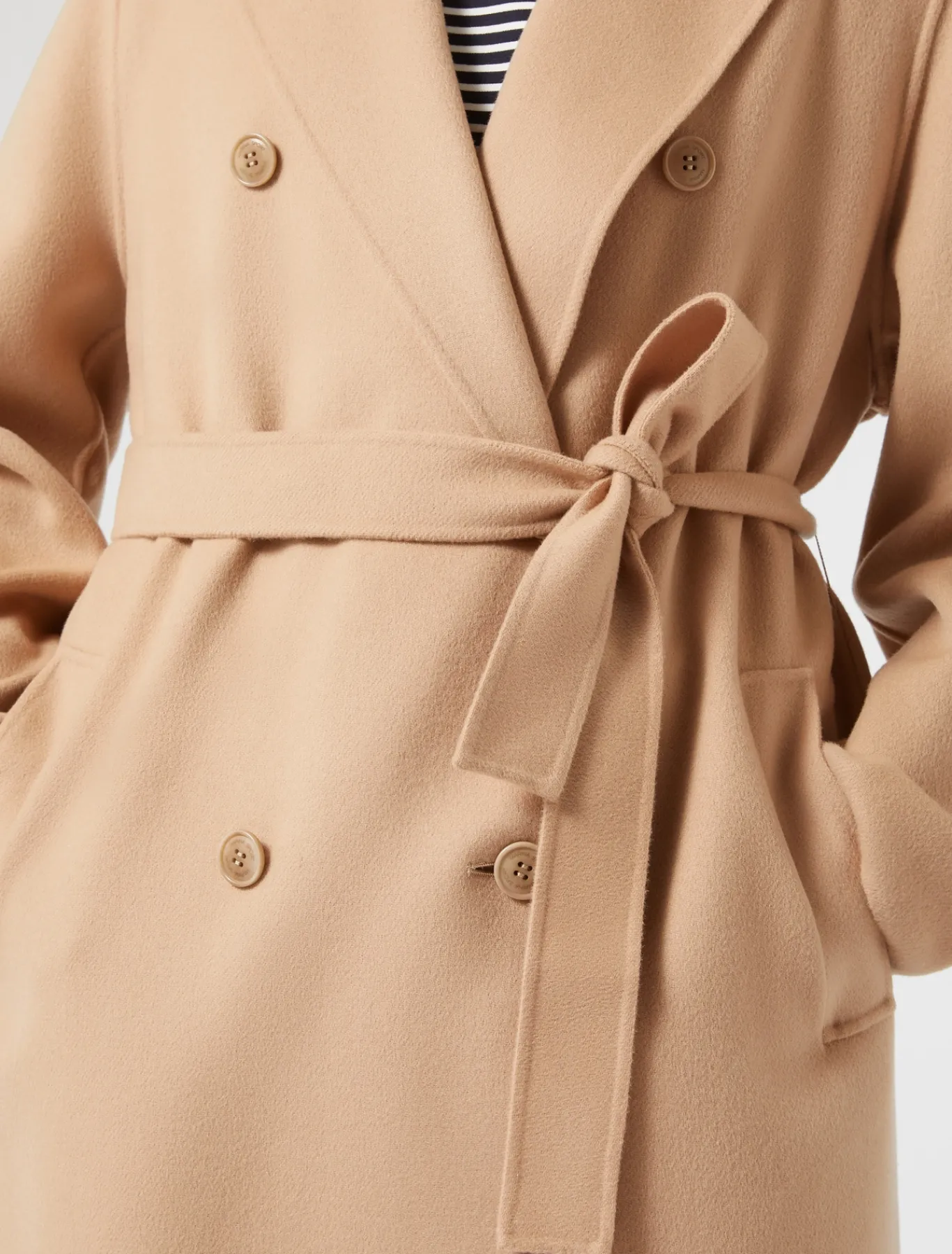 Marina Rinaldi Manteau double de laine mélangée POILDECHAMEAU Discount