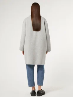 Marina Rinaldi Manteau double de laine mélangée GRISMOYEN Outlet