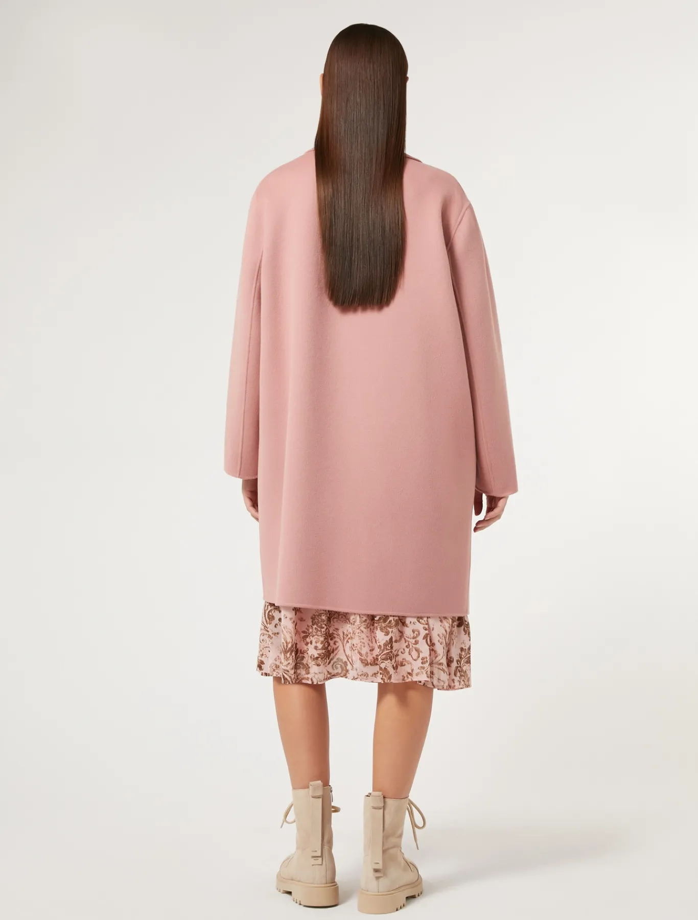 Marina Rinaldi Manteau double de laine mélangée VIEUXROSE Sale