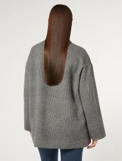 Marina Rinaldi Manteau double de laine mélangée NOIR Discount