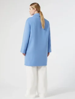 Marina Rinaldi Manteau double de laine mélangée AZURE Outlet