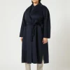 Marina Rinaldi Manteau double de pure laine BLEUMARINE Outlet