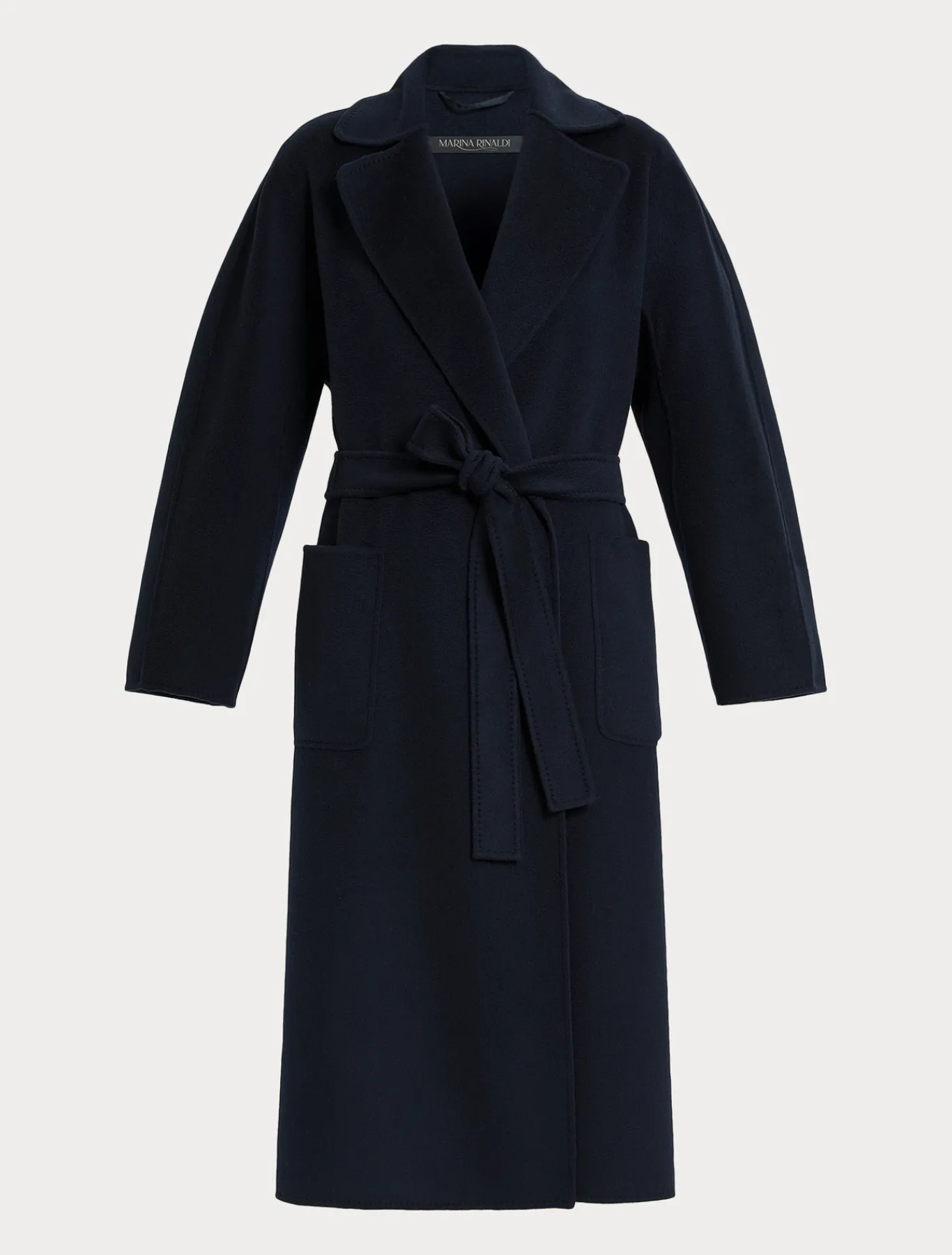 Marina Rinaldi Manteau double de pure laine BLEUMARINE Outlet