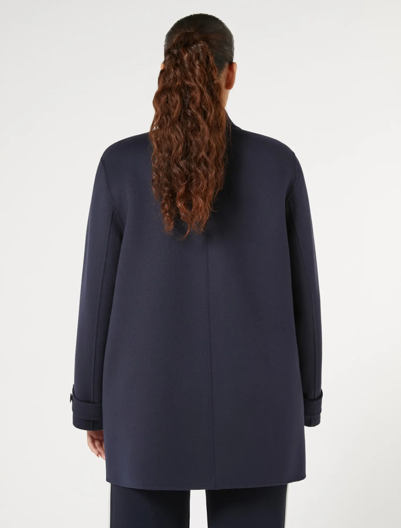 Marina Rinaldi Manteau double en laine et cachemire BLEUNUIT Discount