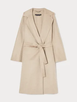 Marina Rinaldi Manteau double en pur cachemire NOISETTE New