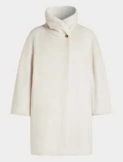 Marina Rinaldi Manteau en alpaga et laine MAKEUPLUMIERE Sale