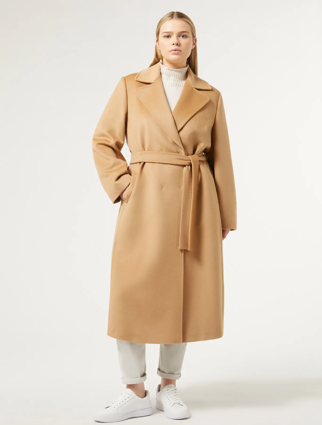 Marina Rinaldi Manteau en drap de laine POILDECHAMEAU Sale