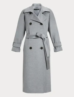 Marina Rinaldi Manteau en drap de laine GRISMOYEN Sale