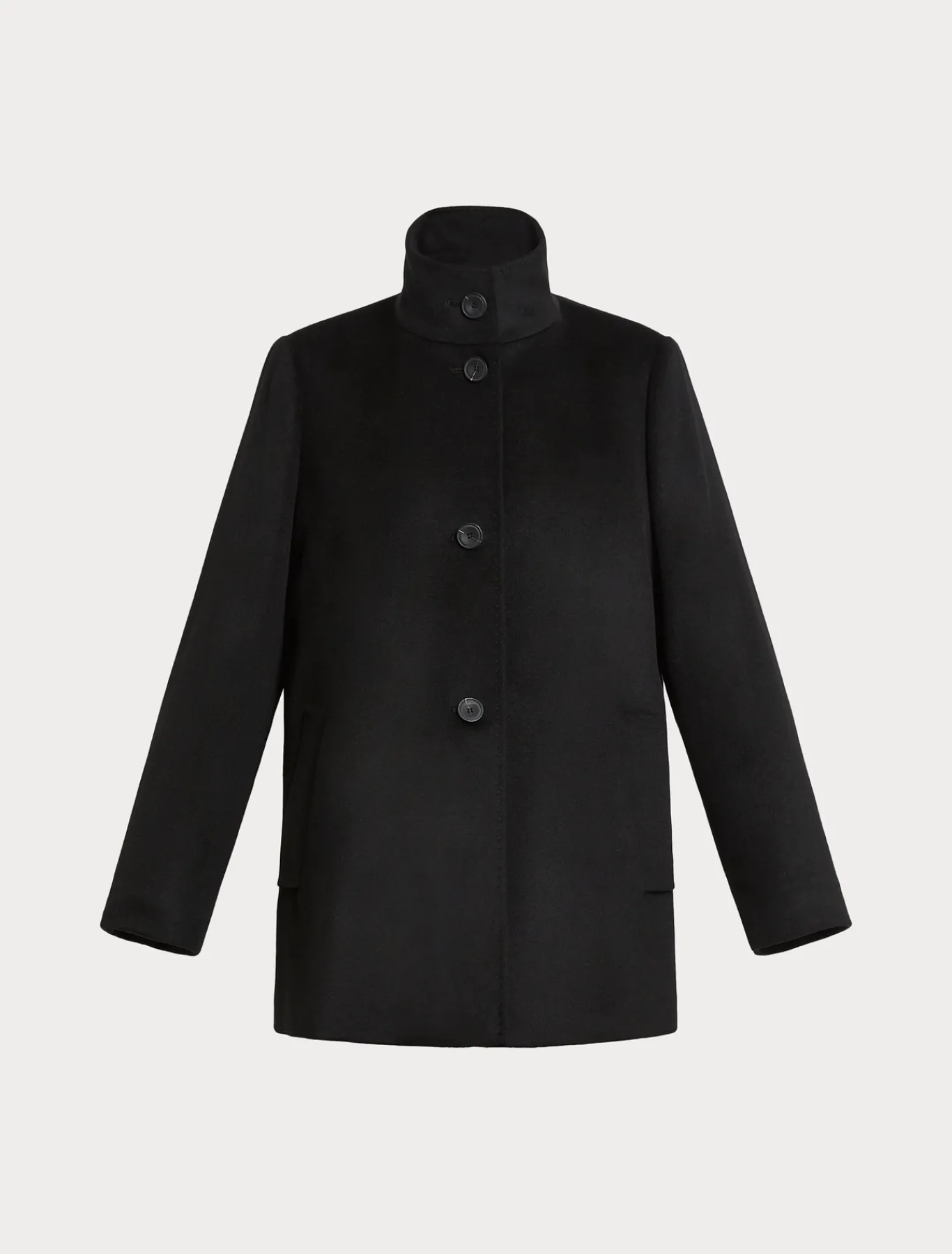 Marina Rinaldi Manteau en drap de laine NOIR Best