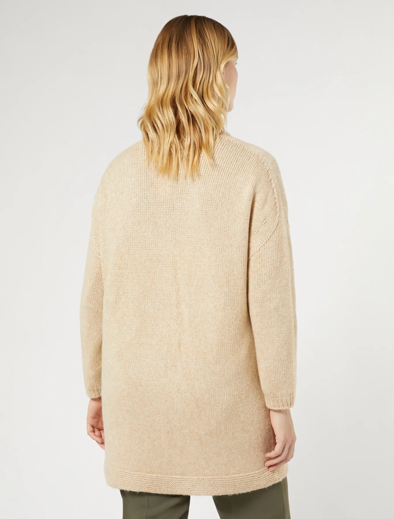 Marina Rinaldi Manteau en fil de maille ALBINO Fashion
