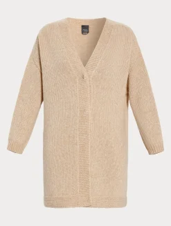 Marina Rinaldi Manteau en fil de maille ALBINO Fashion