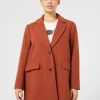 Marina Rinaldi Manteau en jersey stretch MANDARINE New