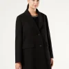 Marina Rinaldi Manteau en jersey stretch NOIR Fashion
