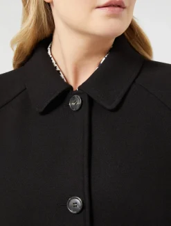 Marina Rinaldi Manteau en jersey stretch NOIR Fashion