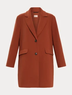 Marina Rinaldi Manteau en jersey stretch MANDARINE New
