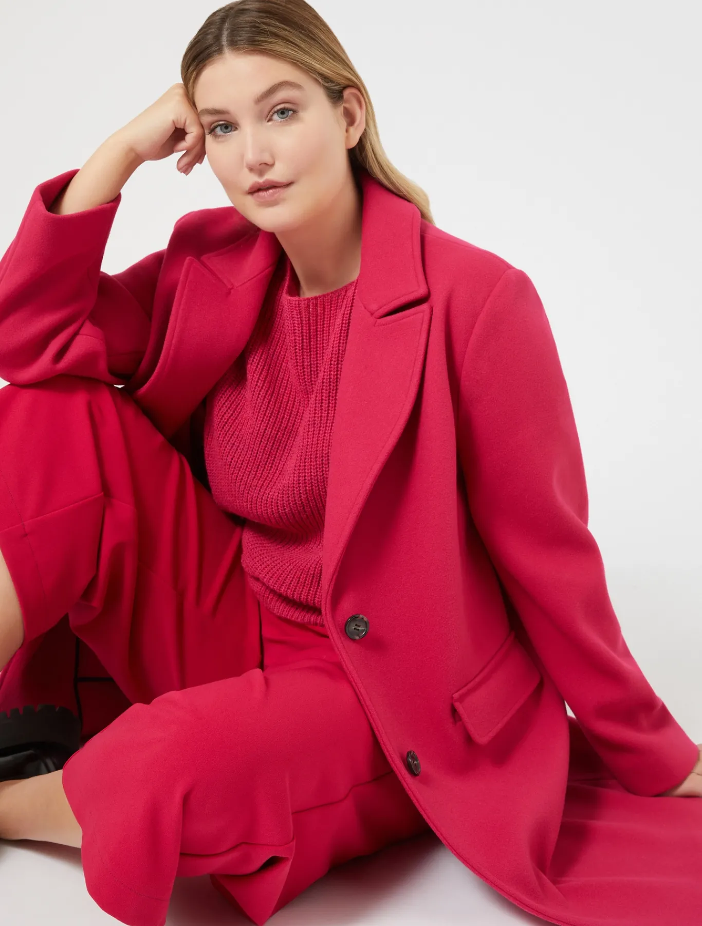 Marina Rinaldi Manteau en jersey stretch ROSEVIF Outlet