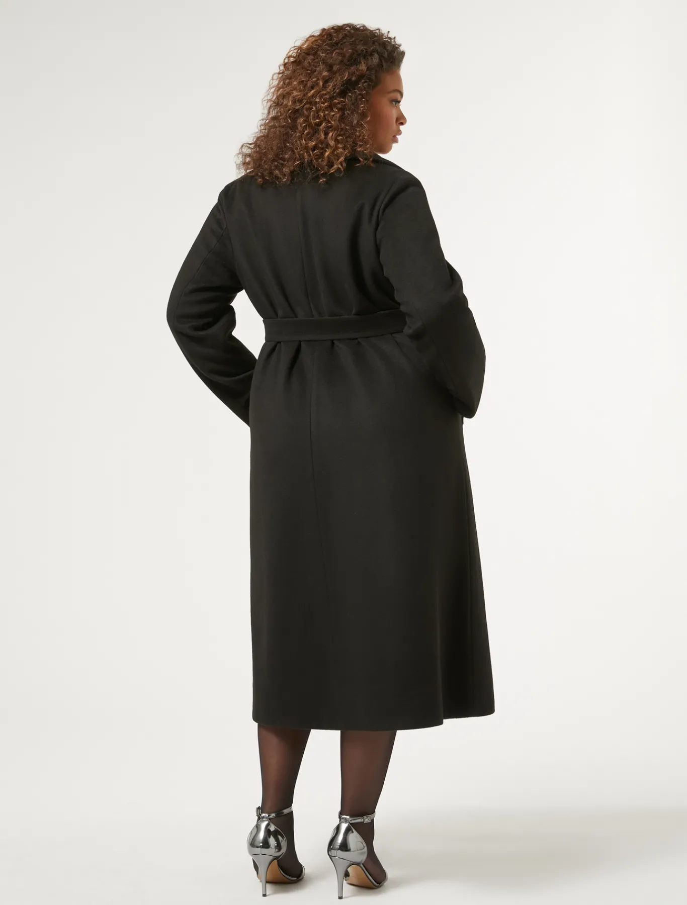 Marina Rinaldi Manteau long réversible NOIR Online