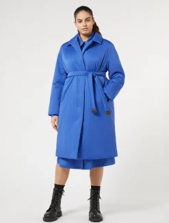 Marina Rinaldi Manteau rembourré en satin imperméable BLEUDECHINE Fashion