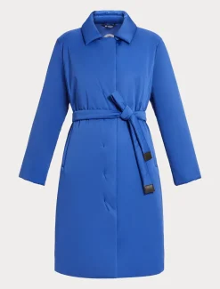 Marina Rinaldi Manteau rembourré en satin imperméable BLEUDECHINE Fashion