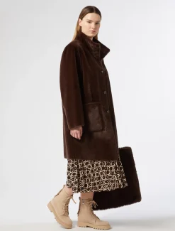 Marina Rinaldi Manteau réversible BRUN Online