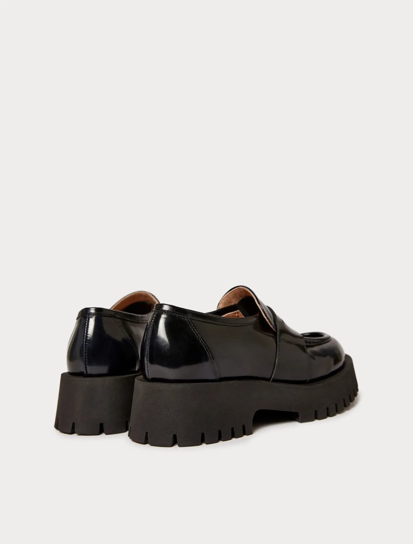 Marina Rinaldi Mocassins en cuir BLEUNUIT Fashion