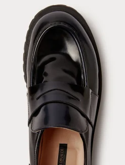 Marina Rinaldi Mocassins en cuir BLEUNUIT Fashion