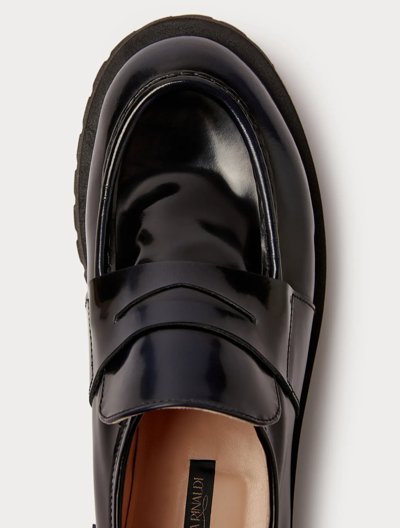 Marina Rinaldi Mocassins en cuir BLEUNUIT Fashion