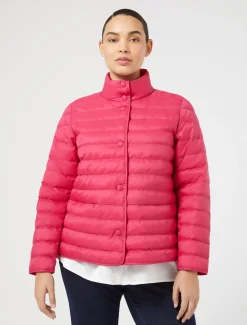 Marina Rinaldi Modèle rembourré en toile de nylon déperlante ROUGE Discount