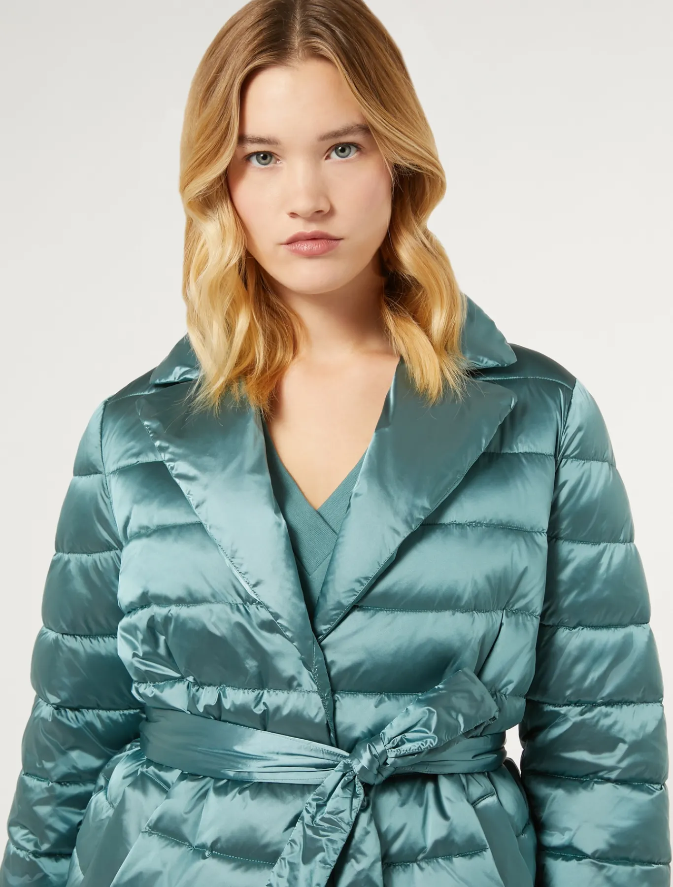 Marina Rinaldi Modèle rembourré en toile de nylon déperlante VERTSAUGE Sale