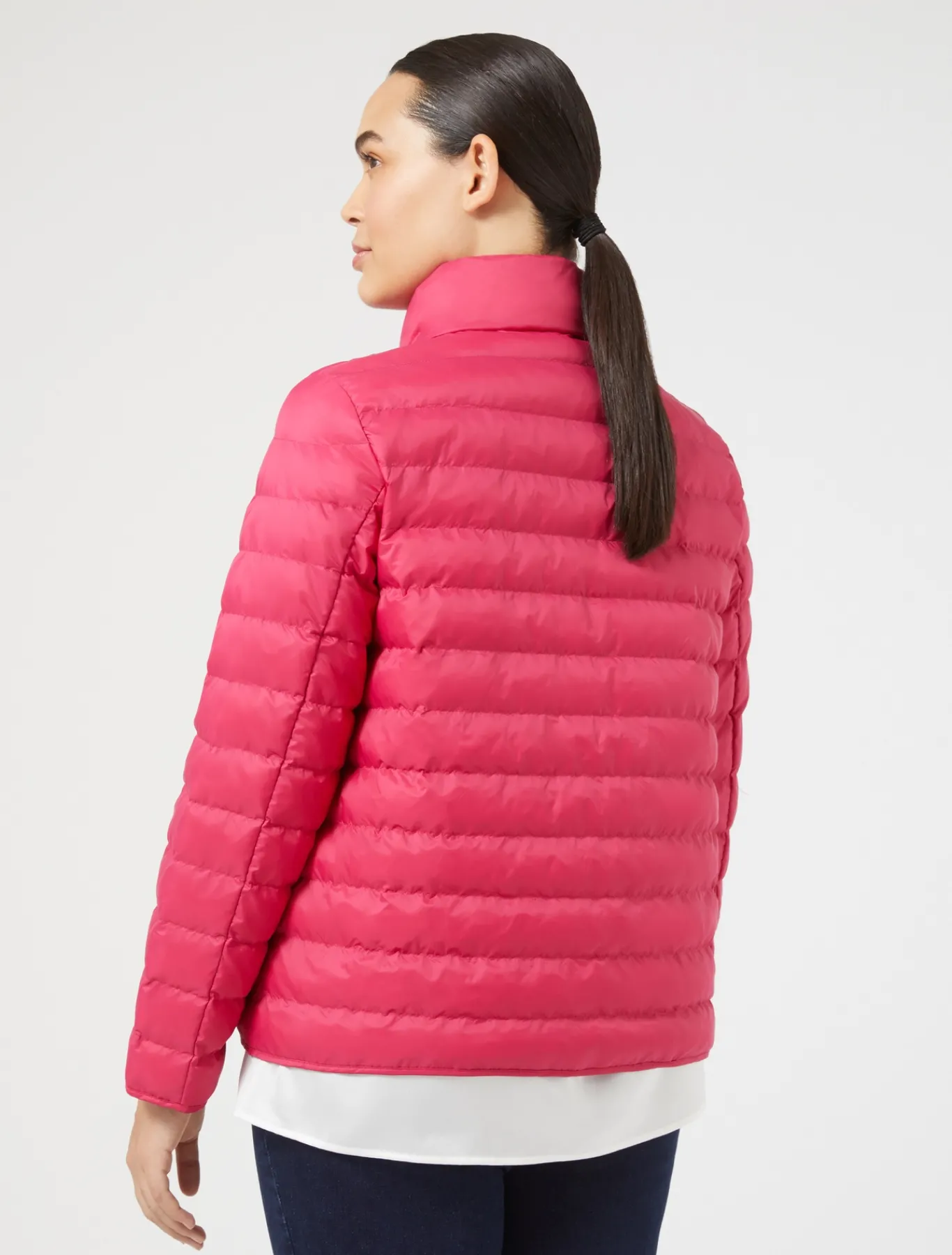 Marina Rinaldi Modèle rembourré en toile de nylon déperlante ROUGE Discount
