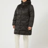 Marina Rinaldi Modèle rembourré long en satin imperméable NOIR Hot